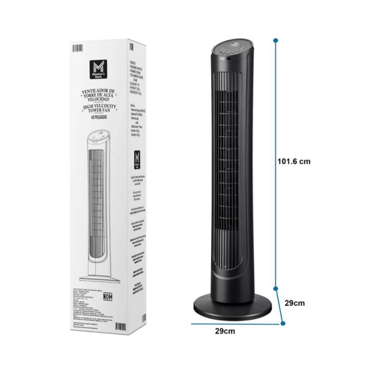 Ventilador de Torre Members Mark 40"- Potente y Silencioso
