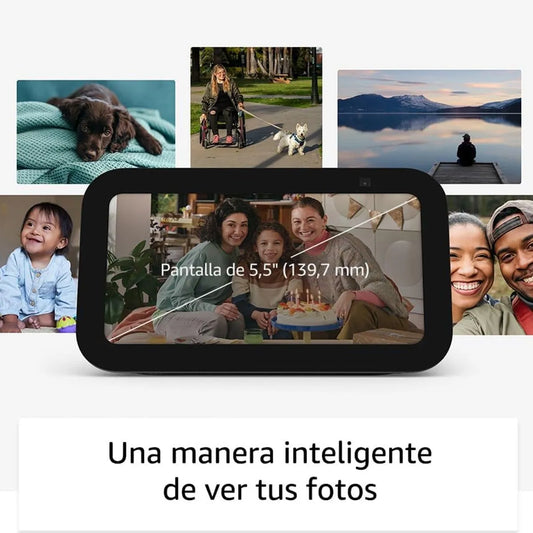Amazon Echo Show 5 (3ra Gen) Pantalla 5.5" con Alexa Color Negro