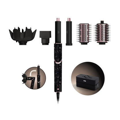 Multiestilizador Shark 6 pzas Naranja Sistema de Peinado y Secado por Aire HD442OR