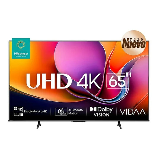 Pantalla Hisense 65" VIDAA 4K Smart TV 65A65NV