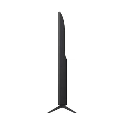 Pantalla LG Smart TV 55" 4K UHD perfil ultra delgado negro con soporte en V.