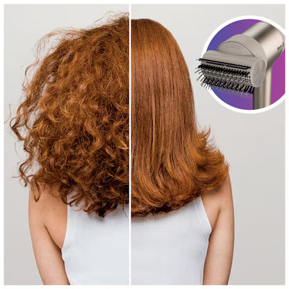 Secadora de Cabello Shark IQ 2 en 1 con Centrador y Cepillo Dorado HD112