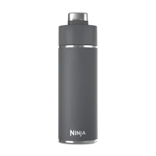 Botella de Agua de Viaje Ninja Gris Asa de Silicona DW1801GY