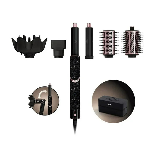 Multiestilizador Shark 6 pzas Negro Sistema de Peinado y Secado por Aire HD442JB