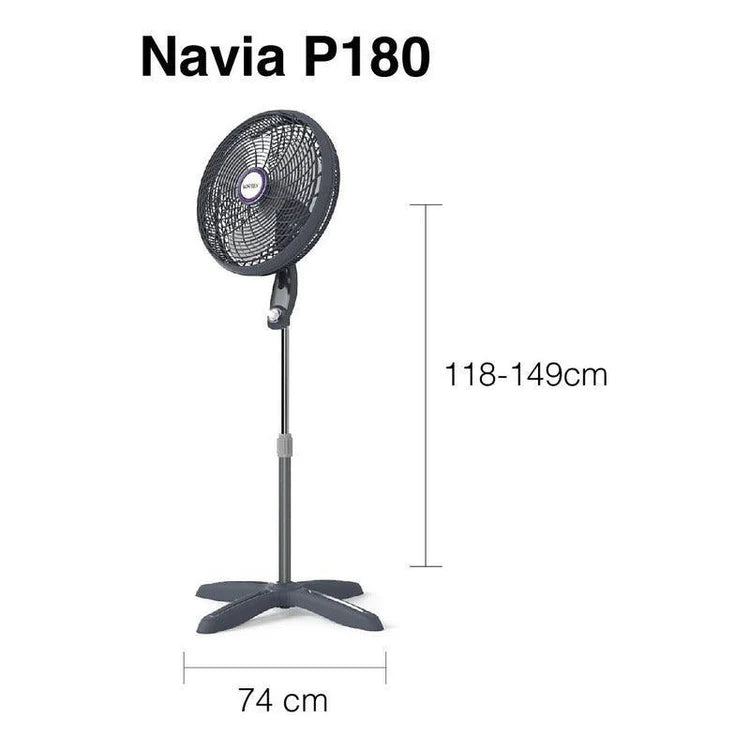 Ventilador de Pedestal Navia Vortex 18 Pulgadas P180