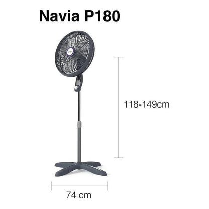 Ventilador de Pedestal Navia Vortex 18 Pulgadas P180