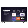 Pantalla Hisense 32" HD Smart TV modelo 32A4R con menú de aplicaciones visible.